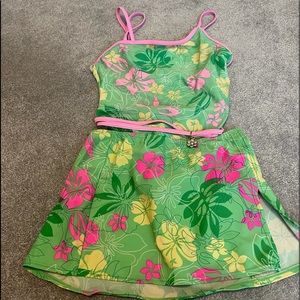 Swimsuit with skirt